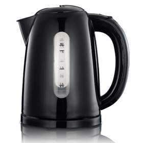 Fierbator de apa Melissa, 1.7l, baza rotativa 360°, 2200W, negru
