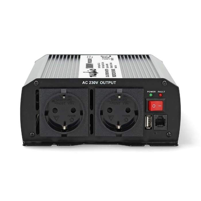 Nedis-Modified-Sine-Wave-Voltage-Inverter-24V-DC--230V-AC-1000W-2x-Sockets-1x-USB-A-1