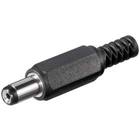 Mufa DC tata cu protector de cablu 1,7 x 5,5 mm, set 10 bucati, Goobay