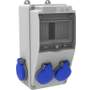 Electric-panel-Bemis-BH1-2202-2020-apparent-IP44-124x232x115-mm-ABS-grey-4-sockets-1/16A-220V-1