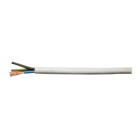 Cablu electric MYYM H05VV-F 3X1.5, rola 100m, alb