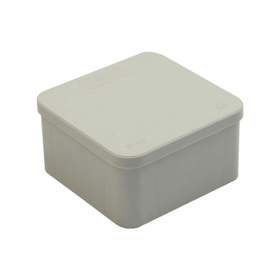 Doza derivatie Bemis BB2-0341-0003, zidarie, capac patrat cu cleme, aparenta, 85x85x50mm, IP44