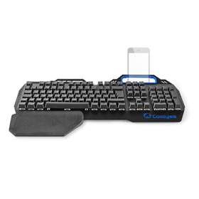 Tastatura Gaming mecanica, USB, RGB, taste FR, Nedis