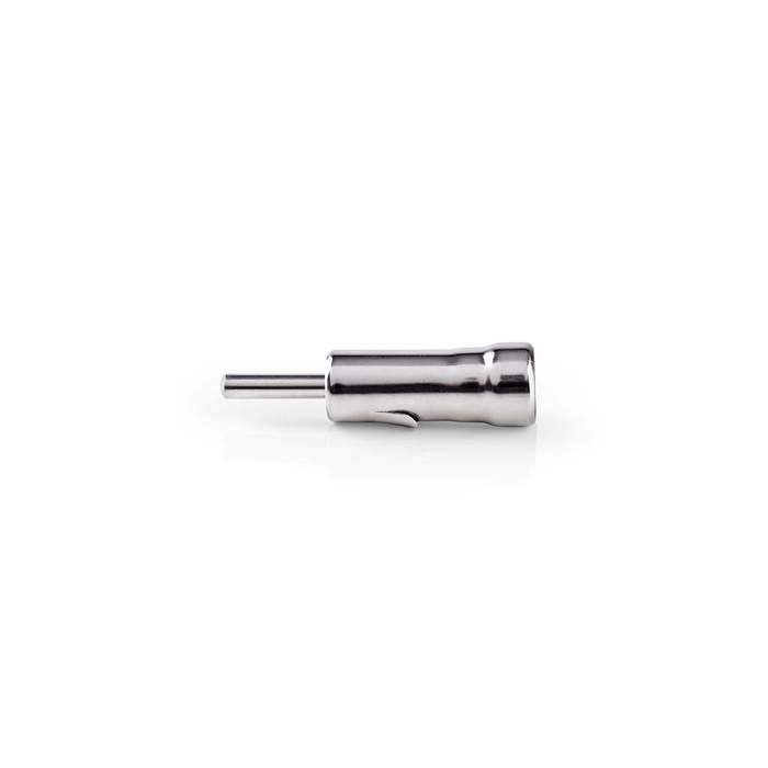 Car-Antenna-Connector-|-Straight-|-Male-|-Copper-|-50-Ohm-|-Push-on-|-Metal-|-Silver-|-10-pcs-|-Envelope-1