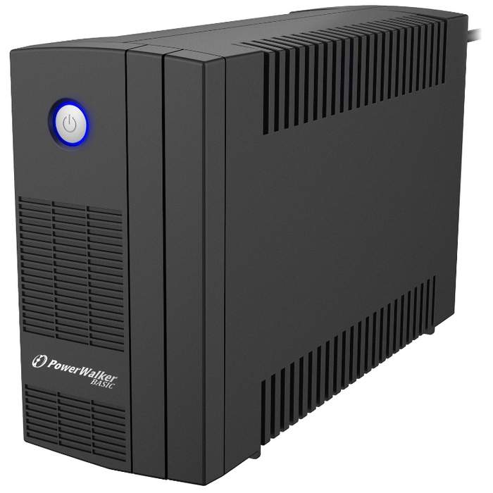 850VA/480W-interactive-line-UPS-2xShuko-output-12V/6Ah-Powerwalker-battery-1
