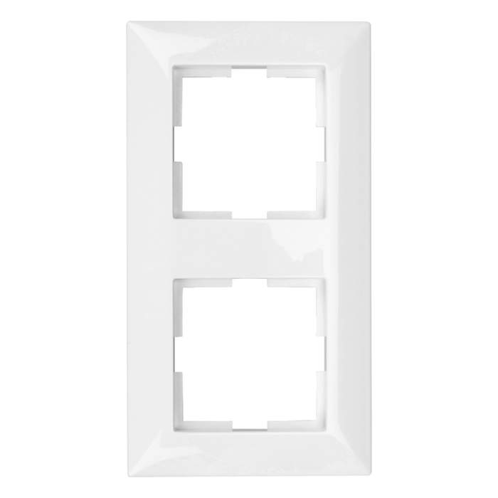 Frame-for-2-Schrack-Visio50-EV105002--white-1