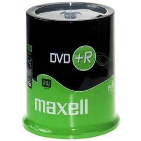 DVD+R 4.7GB, 16x, 100buc pe folie Maxell