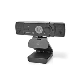 Camera Web Nedis, 4K 30fps, auto focus, microfon, negru