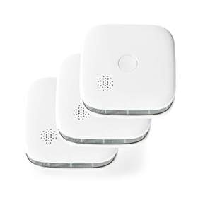 Detector de fum Smart Nedis, Wi-Fi, 85dB, set 3 bucati