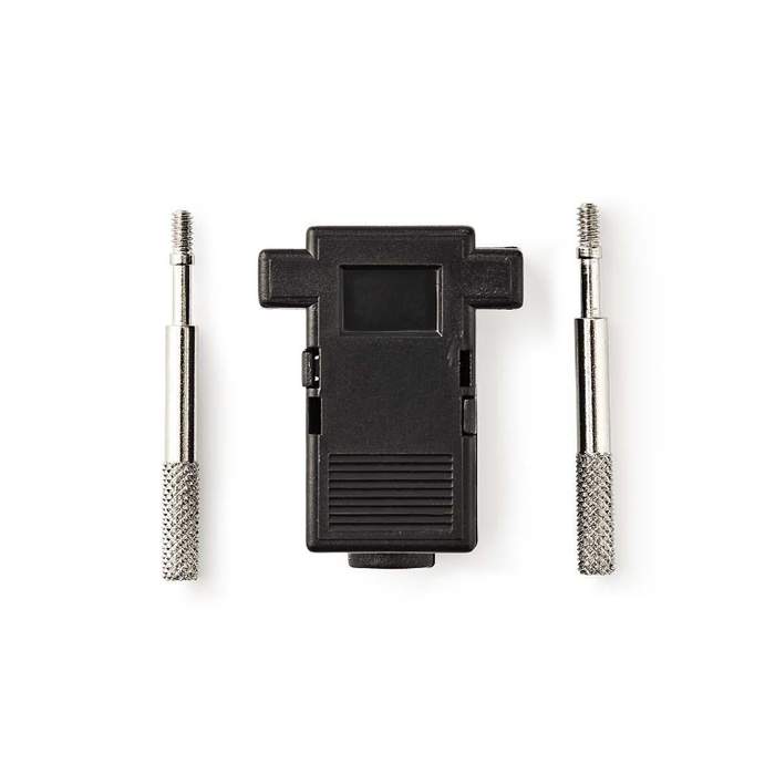 D-Sub-9pin-Case-Black-Nedis-1