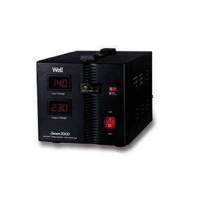Stabilizator automat de tensiune cu servo motor Secure 2000VA1200W, Well, reconditionat