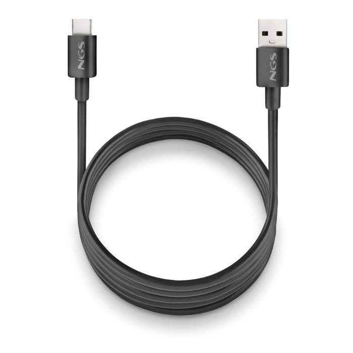 ZYRO-AC-USB-A-to-USB-C-cable-–-1m-3A-durable-and-durable-Black-1