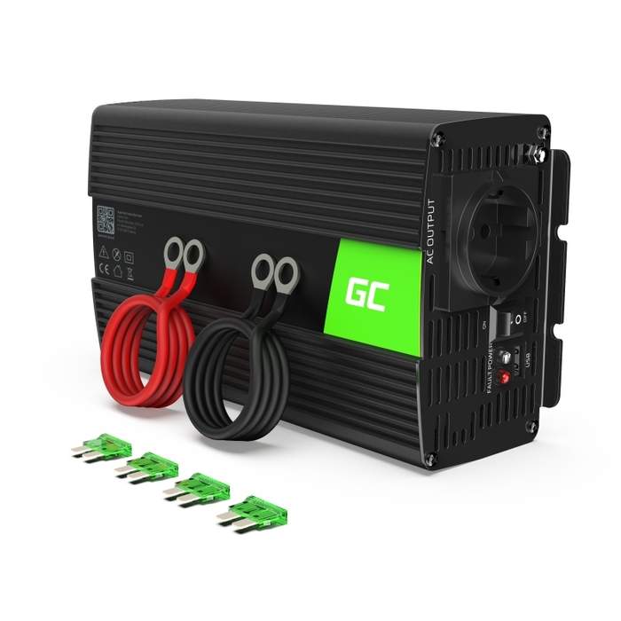 12V->-230V-Voltage-Inverter-1000W-Pure-Sinus-INV09-Greencell-1