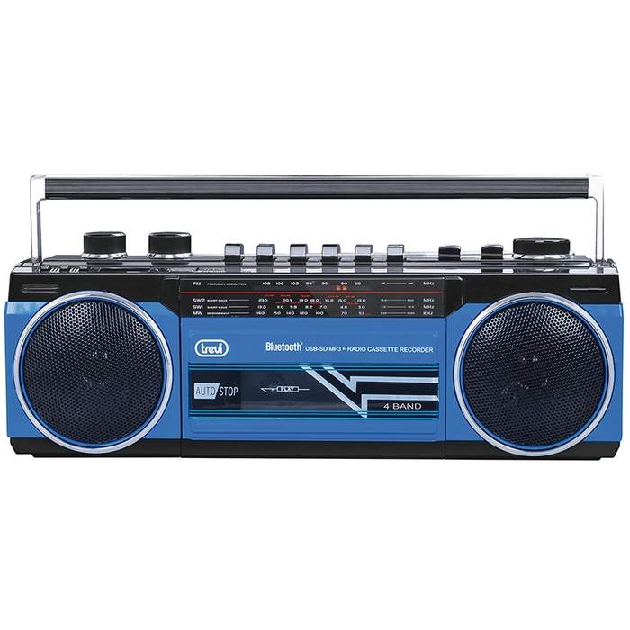 RR-501-BT-FM-Portable-Cassette-Radio-Bluetooth-MP3-USB-Trevi-Blue-1