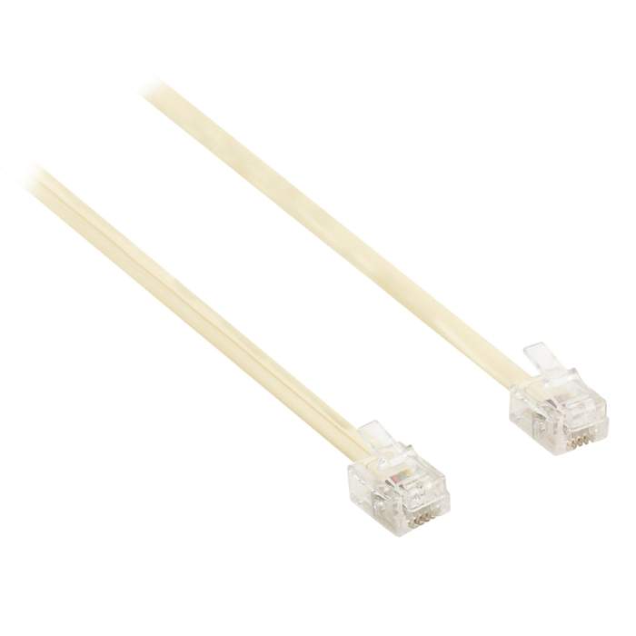 Plugged-Phone-Cable-RJ11-4/6-2m-Set-of-6-Blisters-Well-1