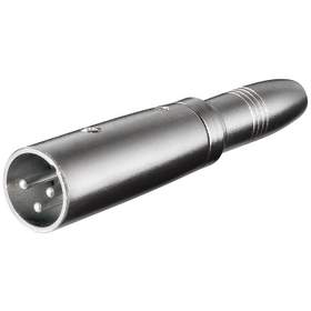 Adaptor XLR tata > 6,35 mono mama