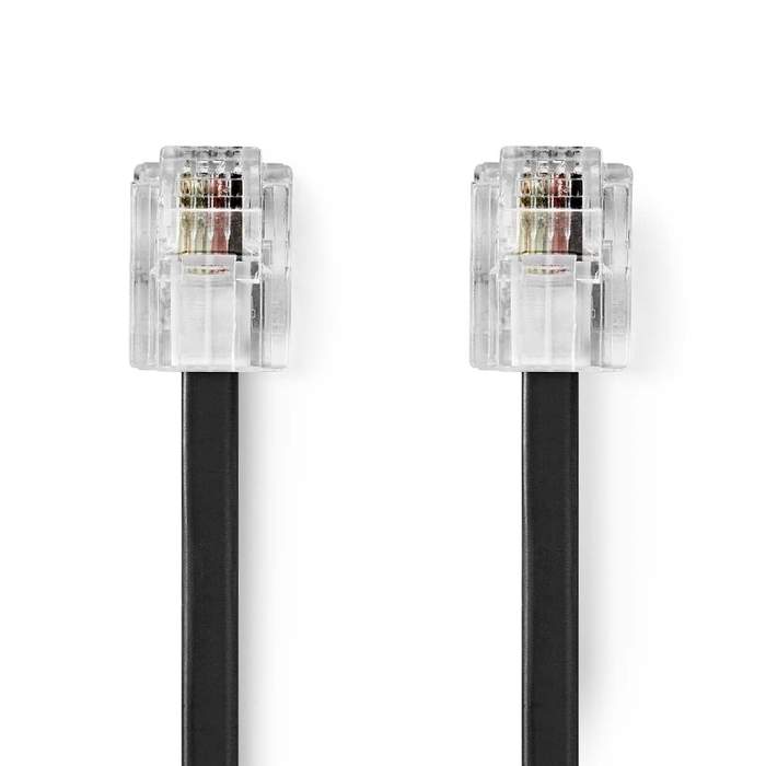 RJ11-Male--RJ11-Male-Telephone-Cable-10m-Gold-Contacts-Black-Nedis-1