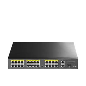 Switch 24 porturi, PoE Gigabit, 2 porturi Uplink Gigabit, 1 port SFP, FS1026PS1 Cudy