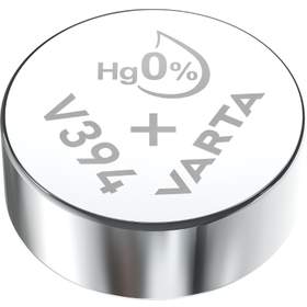 Baterie pentru ceas, 1.55V, 67mAh, oxid de argint, V394 / SR45 Varta, set 10 bucati