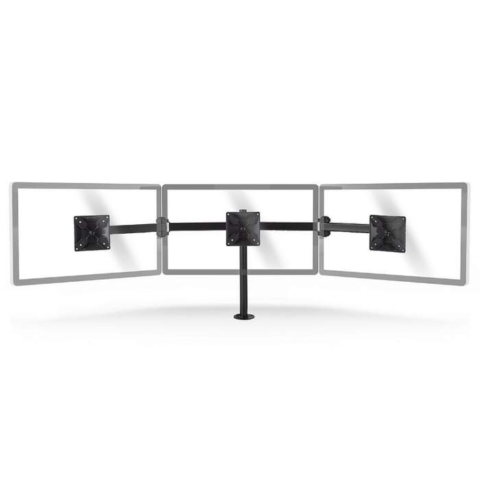 Ergonomic-3-monitor-stand-adjustable-black-Nedis-1