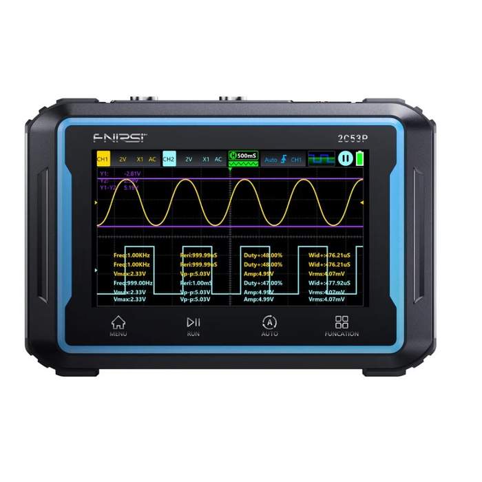 Portable-Digital-Oscilloscope-with-Multimeter-2-Channels-250MS/s-50MHz-FNIRSI-2C53P-1