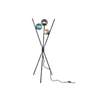 Lampa de podea TRIO LANCE, 3x E14 (nu sunt incluse), max. 28W, negru, multicolor, 403400317