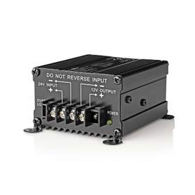 Convertor de tensiune 24 V DC - 12 V DC Nedis, iesire 10A
