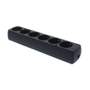 Power-strip-6-sockets-black-GN-670S-Plastrol-1