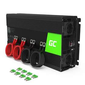 Invertor de tensiune 12V -> 230V, 3000W, sinus pur, INV15, Greencell