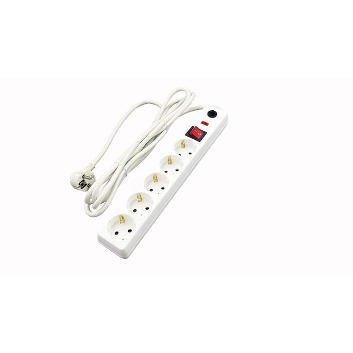 Extension-cord-5-x-3m-sockets-with-protection-3x1.5mmp-cable-Well-1