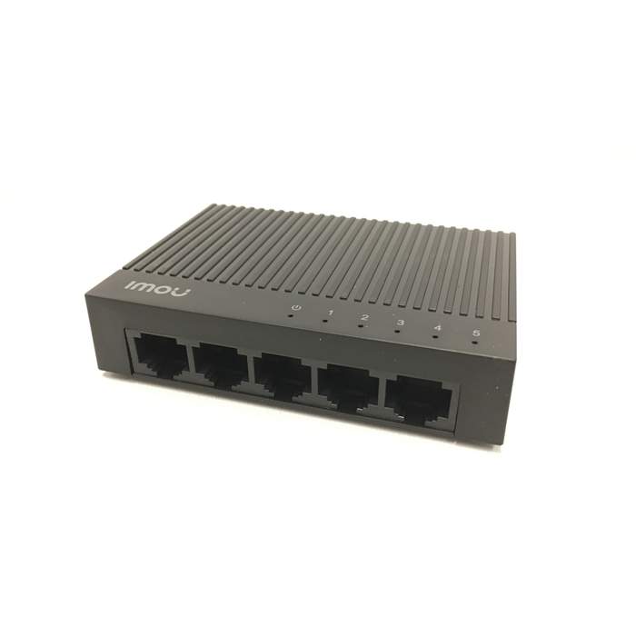 Imou-SF105C-Switch-5-Ports-10/100Mbps-Plastic-Case-Black-1