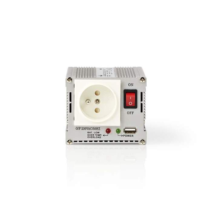 Modified-sine-wave-voltage-inverter-Nedis-12V-DC--230V-AC-300W-1x-socket-1x-USB-FR-1