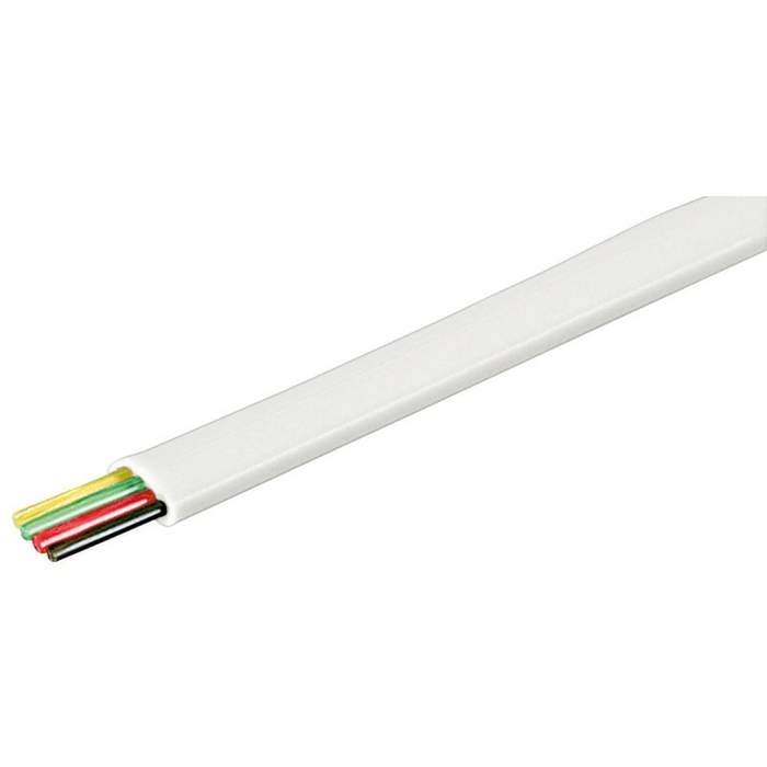 Cablu-telefon-plat-4-fire-100-m-alb-CCS-Well-1