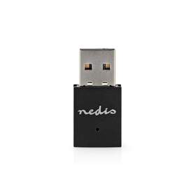 Adaptor Wireless Nedis, N300, 2.4 GHz, negru