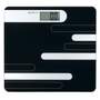 Cântar corporal personal 180 kg, negru și argintiu