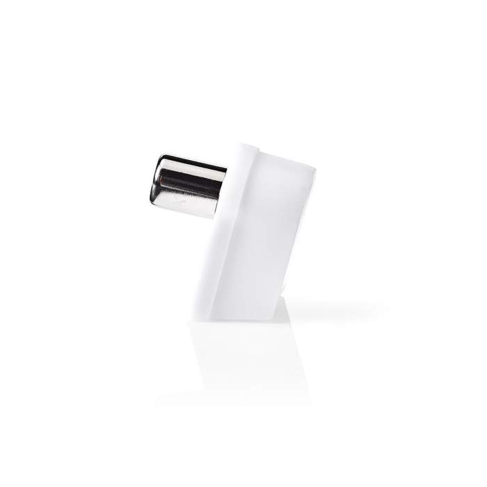 IEC-(Coax)-Connector-Angled-|-Male--Round-Design--2-pieces-|-White-1