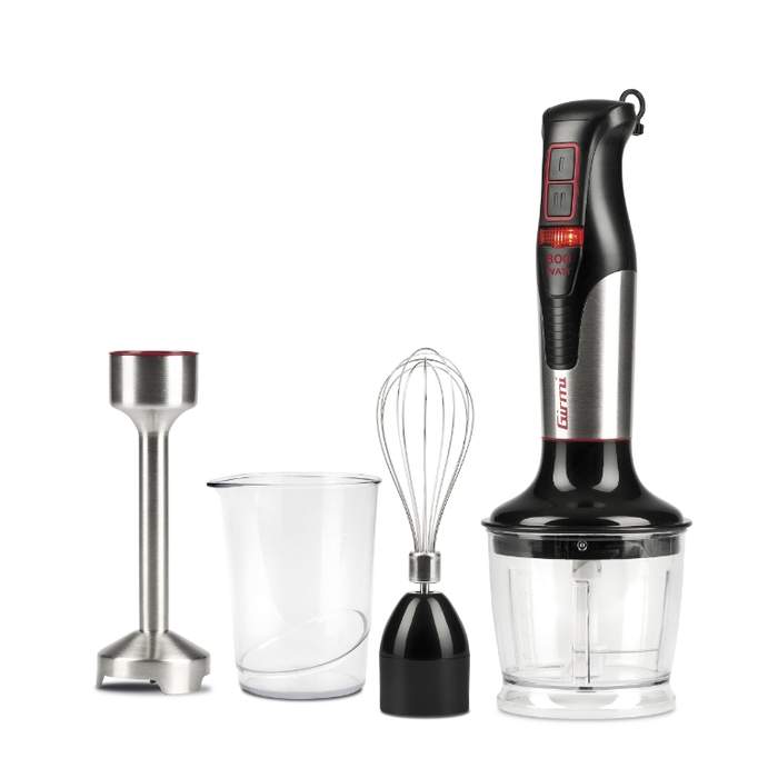Girmi-MX39-Multifunctional-Hand-Blender-800W-Adjustable-Speed-Stainless-Steel/Black-1