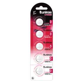 Baterie buton litiu Uniross CR2016 3V, 5 buc/blister