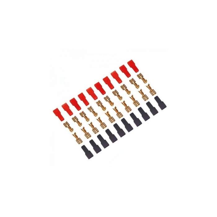Insulated-electric-slipper-set-Faston-mother-4.8x0.5mm-20-pieces-red-and-black-1