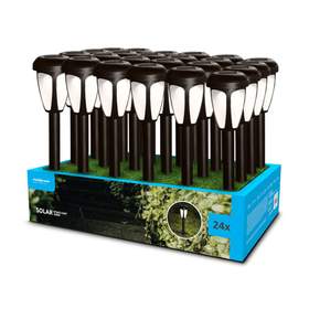 Lampă solară de grădină cu LED Modee Lighting GS009 (39cm) 24 buc