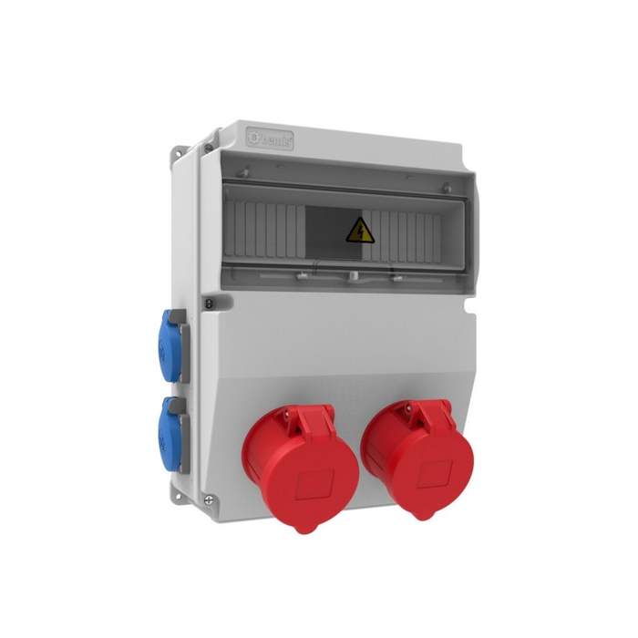 Bemis-BD6-2234-4020-electrical-panel-apparent-IP44-324x244x138-mm-ABS-grey-automatic-rail-4-sockets-1/16A-220V-2-sockets-5/32A-380V-1