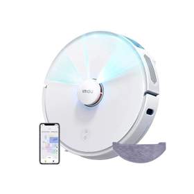 Robot de aspirare IMOU RV1C, aspiratie puternica 2700Pa, senzor Lidar, autonomie 110min