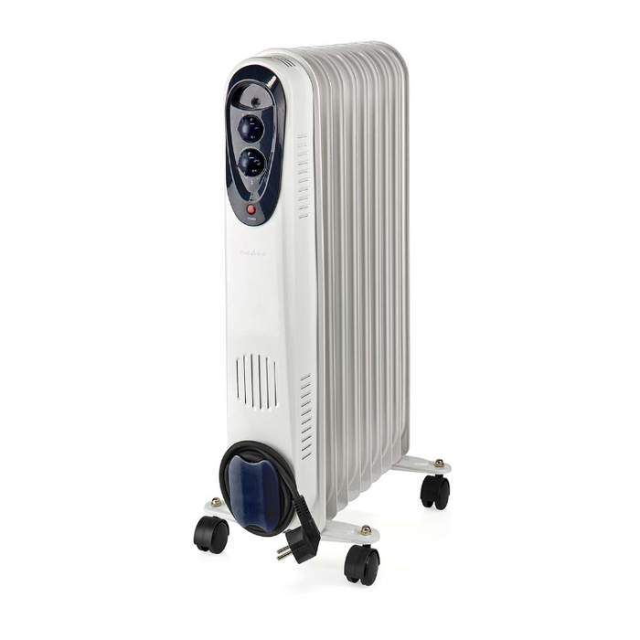 Nedis-Portable-Oil-Heater-2000W-9-Elements-3-Heat-Settings-White-1