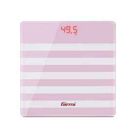 Cantar de baie digital Girmi BP21, afisaj LCD, roz