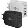 PSUP-USB-65555-GBAY_1_Incarcator_USB-C_100W__3x_USB-C__1x_USB-A__negru__GaN