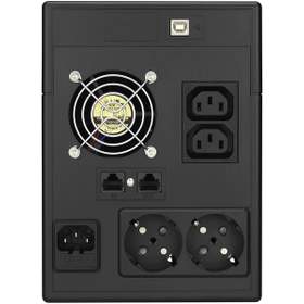 UPS line interactiv 2000VA/1200W, iesire 4xShuko, baterie 2x12V/9Ah, Powerwalker
