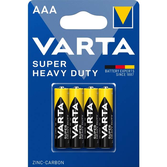 Zinc-Carbon-Battery-R3-(AAA)-4pcs/blister-Super-Heavy-Duty-Varta-1