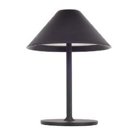 Lampa de masa LED, 3W, 240lm, 3000K, lumina calda, reincarcabila, aluminiu, negru, Mini Liberty Kelu