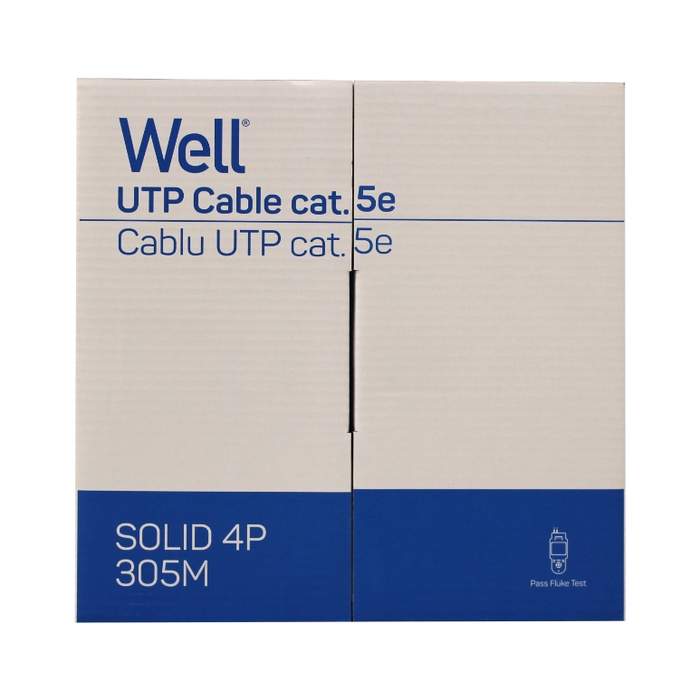 U/UTP-Well-Network-Cable-Cat5e-8-Copper-Wires-0.49mm-305m-Roll-1
