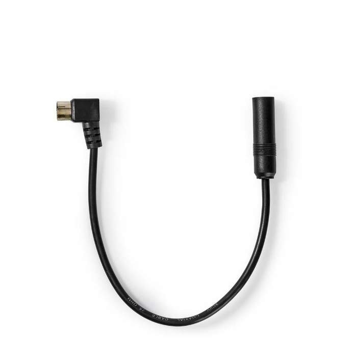 Car-antenna-cable-Coax-father--mother-car-antenna-0.25m-set-of-25-pieces-black-Nedis-1
